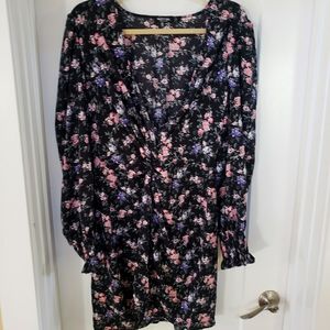 Floral Wrap Dress